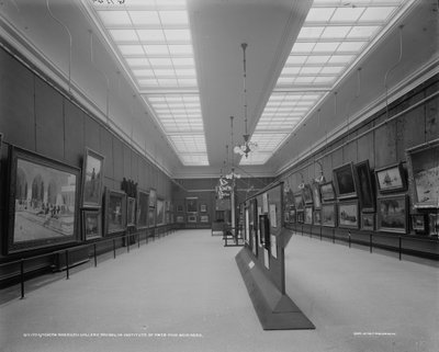 Modern American Gallery, Brooklyn Institute of Arts and Sciences, c.1905-15 by Detroit Publishing Co.